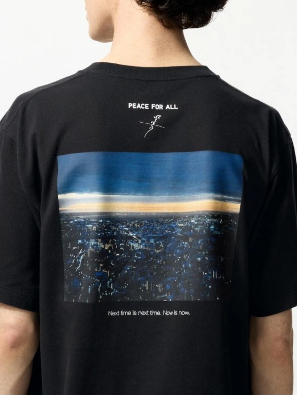 🌅Uniqlo PEACE FOR ALL Koji Yakusho T-Shirt Perfect Days Movie Quote XL Y2K UT